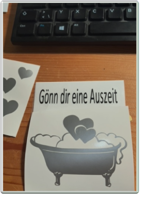 Bearbeitung von Klebebilder